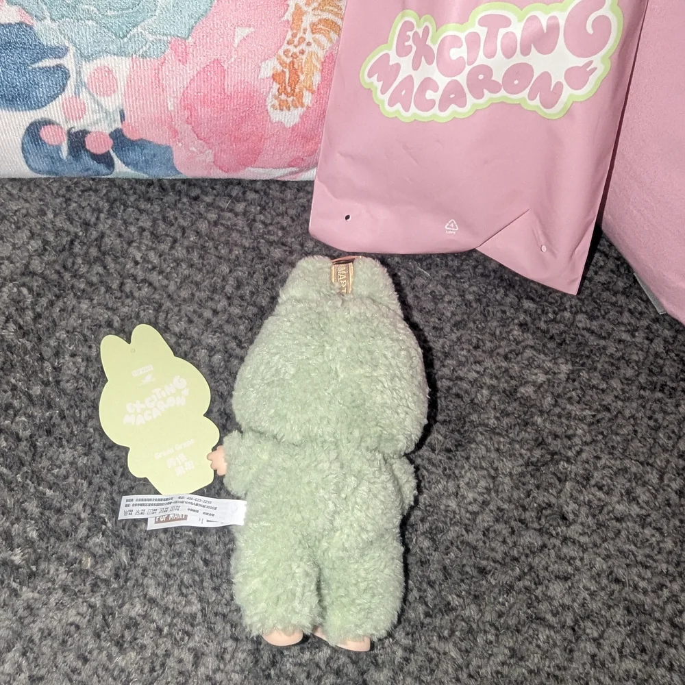 ⚡Labubu Exciting Macaron Green Grape Monster Plush Toy